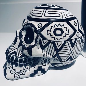 Halloween or decorative sugar skull.